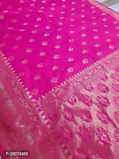 TRENDY SOFT LICHI SILK SAREES WITH BLOUSE PIECE