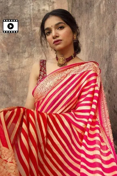 Stylish Art Silk Woven Design Saree With Blouse Piece For Women