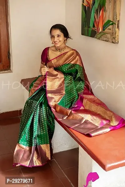 TRENDY SOFT SILK SAREES WITH BLOUSE PIECE-thumb0