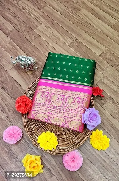 TRENDY SOFT SILK SAREES WITH BLOUSE PIECE