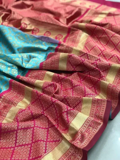 TRENDY SOFT SILK SAREES WITH BLOUSE PIECE