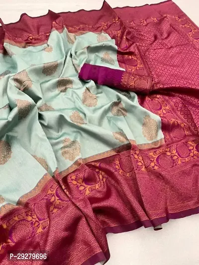 TRENDY SOFT SILK SAREES WITH BLOUSE PIECE