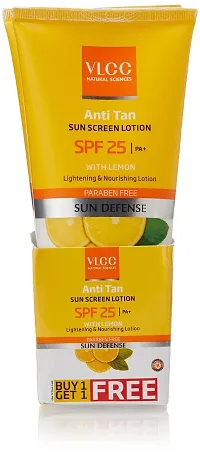 VLCC Anti Tan Sun Screen Lotion - SPF 25 PA+ - 300 ml - Buy One Get One-thumb1