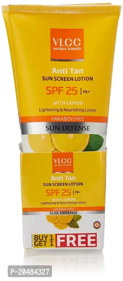 VLCC Anti Tan Sun Screen Lotion - SPF 25 PA+ - 300 ml - Buy One Get One-thumb2