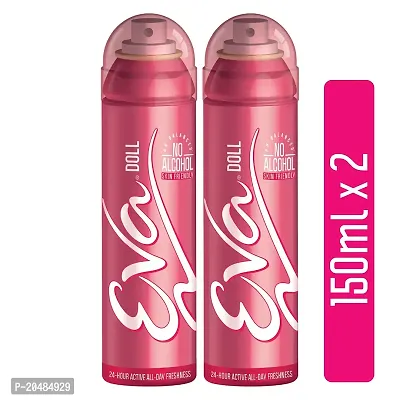 Eva Doll Deodorant 150ml (Pack of 2)