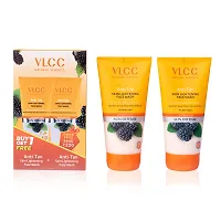 VLCC Anti Tan Skin Lightening Face Wash -150ml X 2. Buy One Get One - With Mulberry  Orange Peel Extract.-thumb2