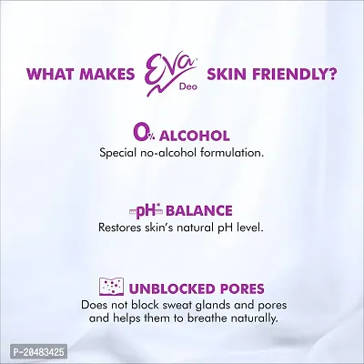 Eva Wild and Perfumed Deodrant Skinfriendly Body Spray for Women, 150ml, Fresh (Pack of 2)-thumb5