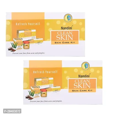 Nandini Clean Skin Facial Kit, 120g (pack of 2)