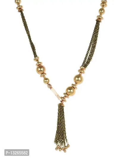 FemNmas Ball Chain Statement Necklace-thumb2