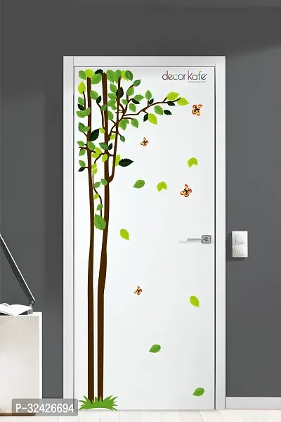 Bird Luxury Tree Flower Door Wall Stickers-thumb0