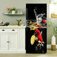 Strawberry And Lemon Large Self Adhesive Removable Fridge Sticker-thumb1