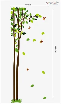 Bird Luxury Tree Flower Door Wall Stickers-thumb1