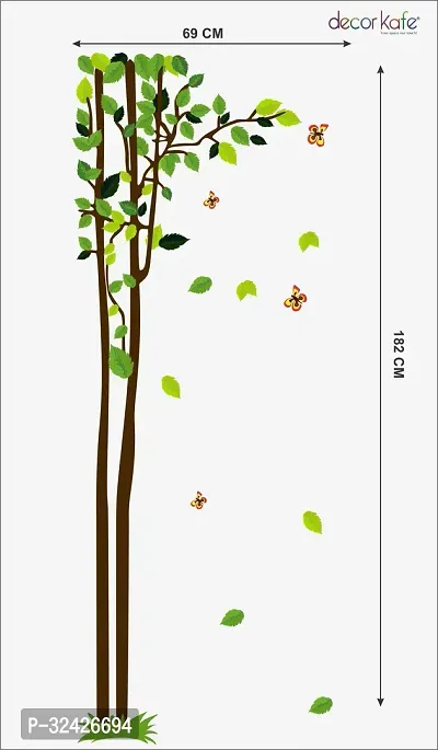 Bird Luxury Tree Flower Door Wall Stickers-thumb2