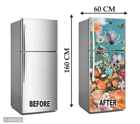 Beautiful Butterfly And Flower Fridge Self Adhesive Sticker-thumb3