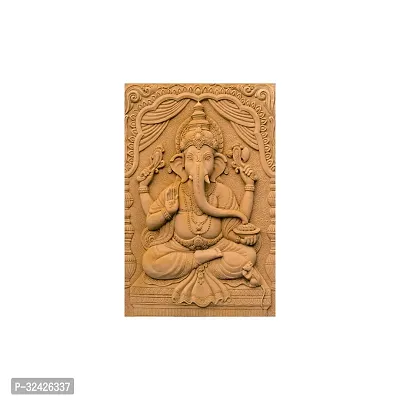 Decorative 3 D Ganesh Ji Beautiful Wall Sticker-thumb0