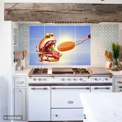 Spices Burger Kitchen Wall Sticker-thumb2