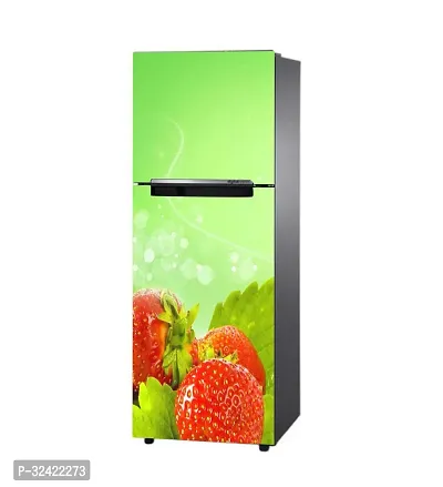 Strawberry Large Self Adhesive Removable Fridge Sticker (Pack Of 1)