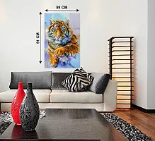 3D Painting Wall Sticker Of Lion-thumb2