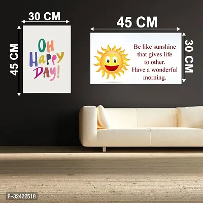 Happy Day Quotes Wall Poster-thumb2