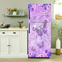 Decorative Design Of Fridge Sticker Self Adhesive Sticker (Pack Of 1)-thumb1