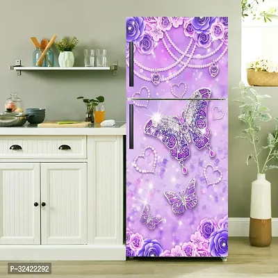 Decorative Design Of Fridge Sticker Self Adhesive Sticker (Pack Of 1)-thumb2