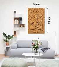 Decorative 3 D Ganesh Ji Beautiful Wall Sticker-thumb2