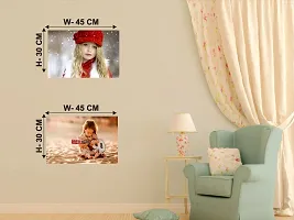 Cute Girl With Gittar Wall Poster-thumb1