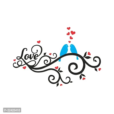 Romantic Love Birds Wall Sticker-thumb0