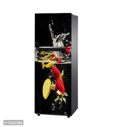 Strawberry And Lemon Large Self Adhesive Removable Fridge Sticker