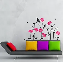 Beautiful Pink Flowers Wall Sticker 47Cm X 76Cm-thumb1