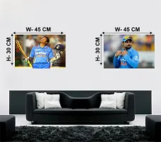 Indian Cricketers Virat Kohli And Sachine Wall Poster-thumb1