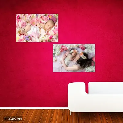 Baby With Mother Love Wall Poster-thumb0