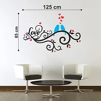 Romantic Love Birds Wall Sticker-thumb2