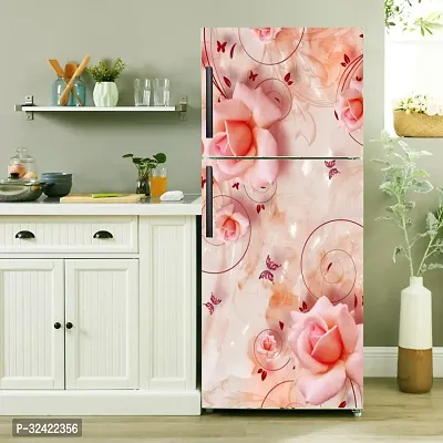 Beautiful Rose Of Fridge Self Adhesive Sticker (Pack Of 1)-thumb2