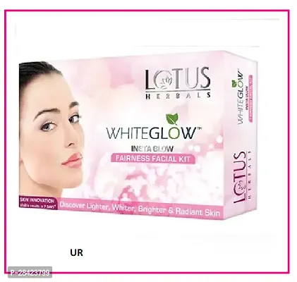 llotus Herbals Whiteglow Insta Glow 1 Facial Kit for Cleansing, Whitening, Smoothing For Radiant Glowing Skin Natural Ingredients 40g (Pack of 1)-thumb0