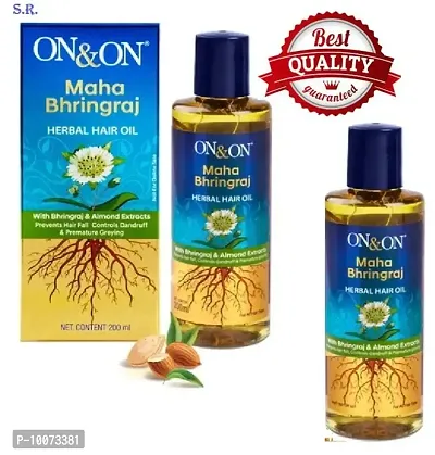 ON AND ON MAHA BRINGHA HAIR OIL PACK OF 2