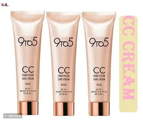 Get New 9 To 5 Cc Cream 9G Pack Of 3 Beige Shade Makeup Bb And Cc Cream