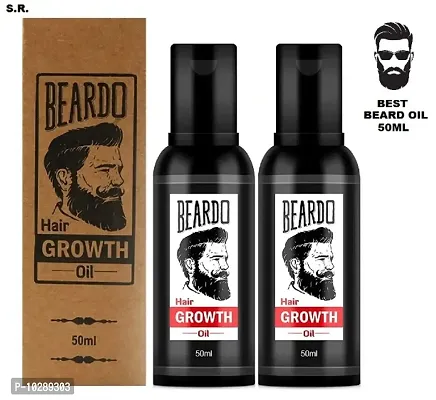 MENS BEARD CARE COMBO - BEST BEARD GROWTH HAIR OIL 50ML PACK OF 2