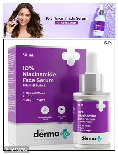 The Derma Co 10% Niacinamide Face Serum For Acne Marks And Acne Prone Skin For Men and Women - 30 ml