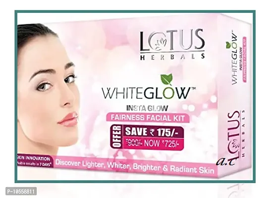 Lotus Herbals Cream Whiteglow Insta Glow 4 In 1 Facial Kit-thumb0