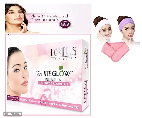 Lotus herbals whiteglow facial kit fot insta glow with facial band-thumb0