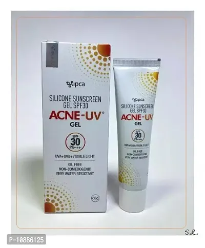 Ipca Acne-UV Gel Broad-Spectrum F 30 PA+++ UVA/UVB Gel (60 g)