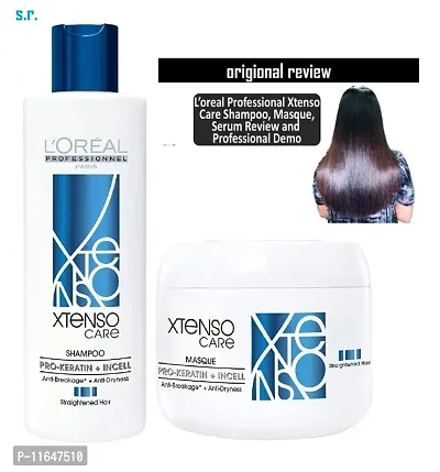 LOr&eacute;al Professionnel Xtenso Care Shampoo + Masque Combo Pack | For straightened hair-thumb0