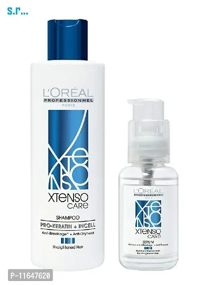 Professionnel Xtenso Care Serum 50 Ml, For Straightened Hair  LOr&eacute;al Professionnel Xtenso Care Shampoo 250 Ml, For Straightened Hair