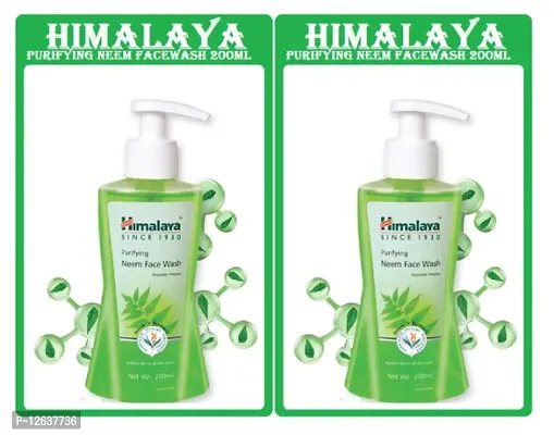 HIMALAYAN PURIFYING NEEM FACEWASH 200ML PACK OF 2