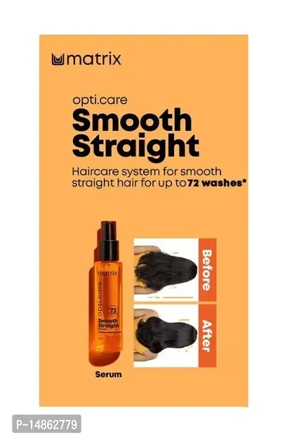 1 Salon Experts Recommended Matrix Opti Care Smooth Straight Hair Serum 100Ml For Man And Women Hair Care Hair Serum-thumb0