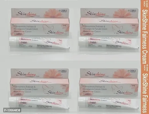 Skin Shine Cream For Scars, Pimples, Acne, Burn Marks, 15g Each (Pack Of  4 )-thumb0