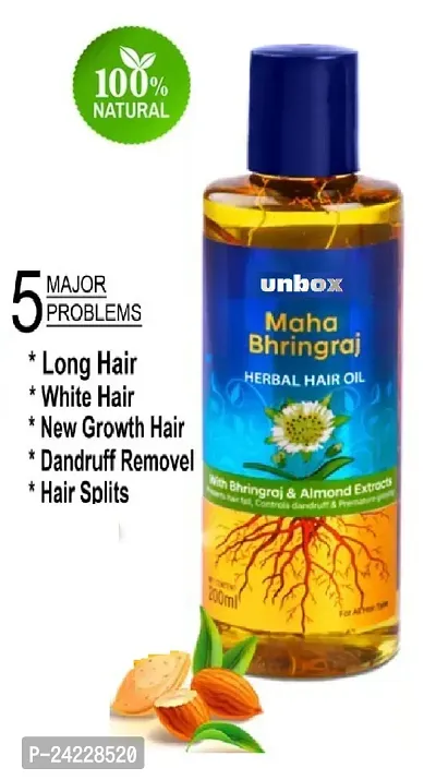 unbox OnOn Maha Bhringraj Herbal Hair Oil 200 ml