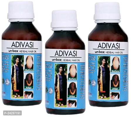 New Adivasi Unbox Herbal Hair Oil Pack Of 3-thumb0