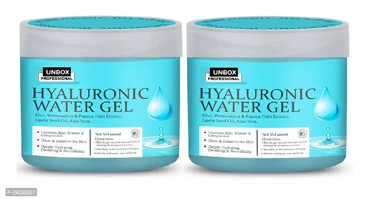 Ubox Hyaluronic Gel for Hydration, Toning - 100ML (pack of 2)